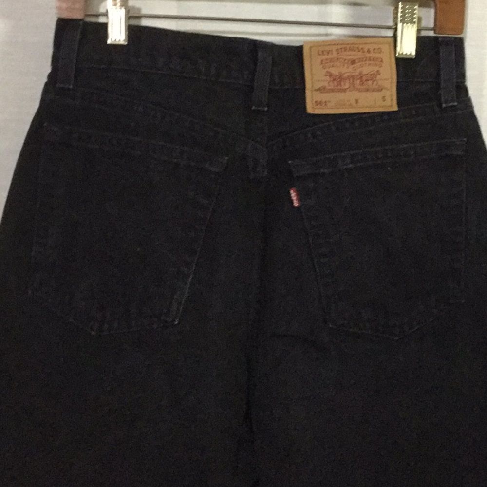 Levi’s Black 561 Straight Leg Jeans - Picture 3 of 6